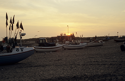 Klittmöller Fischerboote am Strand